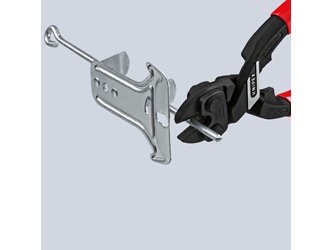 Knipex 71 32 200 T, Boltkutter, 6 Mm, Kromvanadiumstål, Plast, Blå, Rød, 55 Mm Knipex 71 32 200 T, Boltkutter, 6 Mm, Kromvanadiumstål, Plast, Blå, Rød, 55 Mm