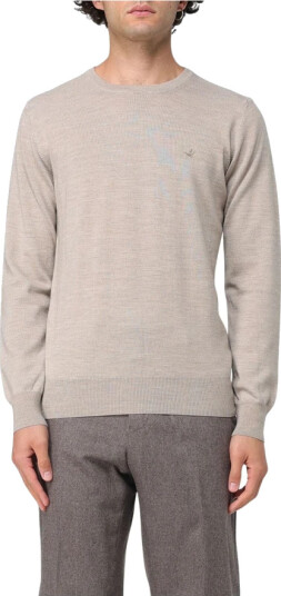 Brooksfield Herre Strikkevarer Beige 2XL,