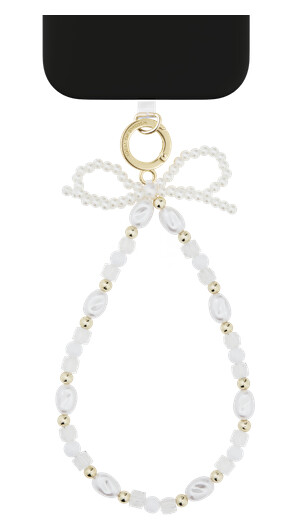 Ideal Of Sweden Wristlet Strap Pearl Bow