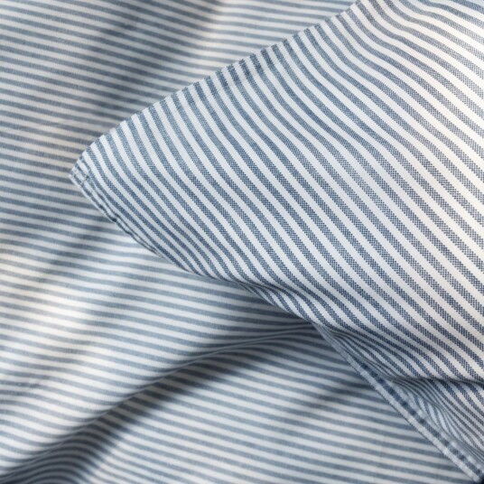 Borås Cotton Cille sengesett   Blå 140 x 220 cm Blå