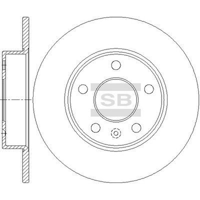 Bremseskive Hi-Q SD5113