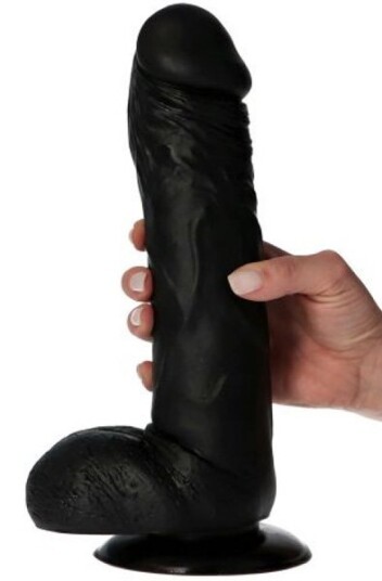 Lucio Dildo Black 28 cm Lucio Dildo Black 28 cm