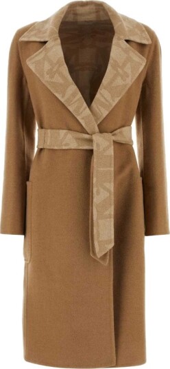 Max Mara Dame Frakker Brun S,