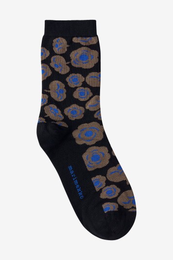 Marimekko   Strumpor Linjaus Tumma   Svart
