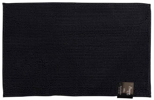 ByBorg Badematte - antracitgrå – 50x80cm – sklisikker badematte i grå – Valmue - Premium By Borg