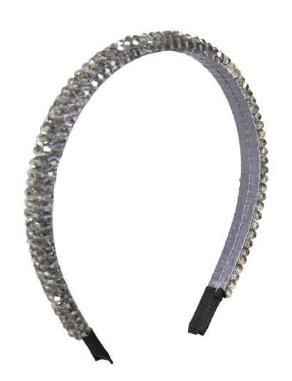 Pipol"s Bazaar Strass Diadema - Silver - ONE SIZE