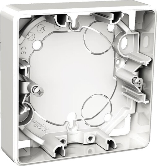 Schneider Electric Exxact WDE002351 Forhøyningsboks utenpåliggende 21 mm dybde 1 rom Installasjonsmaterial