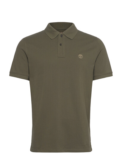 Timberland Pique Short Sleeve Polo - Green - S