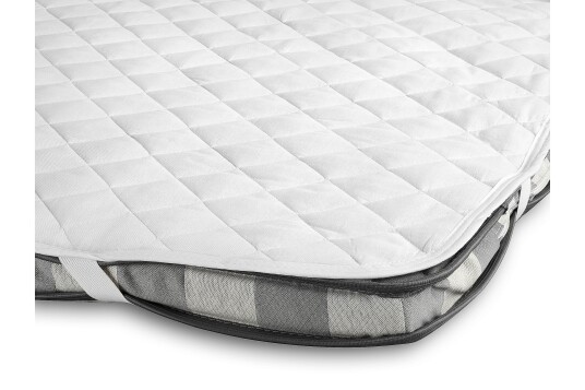Madrassebeskyttelse 210x210 cm Hvit Borganäs Madrassebeskyttelse 210x210 cm Hvit Borganäs