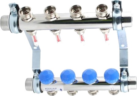Manifold 4 Kredse M/Flowmeter Manifold 4 Kredse M/Flowmeter