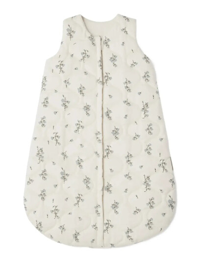 Garbo&Friends Satin Quilted Sleeping Bag - Cream - 6-18M