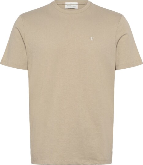 Calvin Klein Jeans Ss Classic Monogram Tee   Beige   M