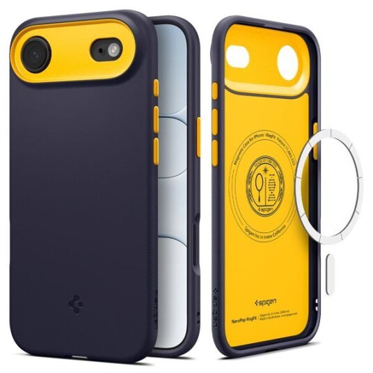 Spigen Nano Pop MagSafe Etui til iPhone 17 Air Marineblå