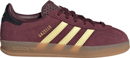 Adidas Originals Sko Gazelle Indoor C Maroon/Almyel/Goldmt Adidas Originals 35 Sko Bordeaux Gul Adidas Originals Sko Gazelle Indoor C Maroon/Almyel/Goldmt Adidas Originals 35 Sko Bordeaux Gul
