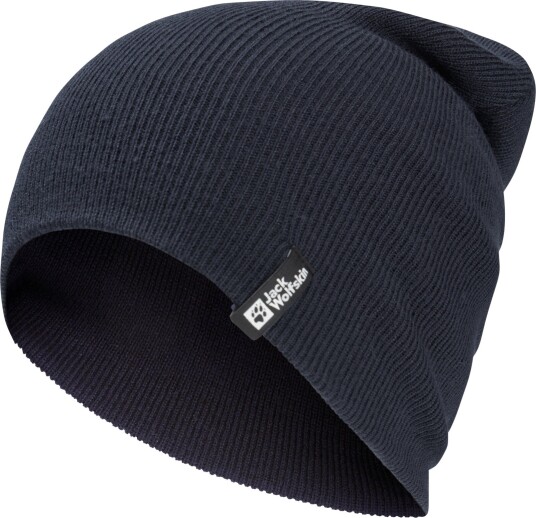 Jack Wolfskin Rib Beanie Dark Navy OneSize Jack Wolfskin Rib Beanie Dark Navy OneSize