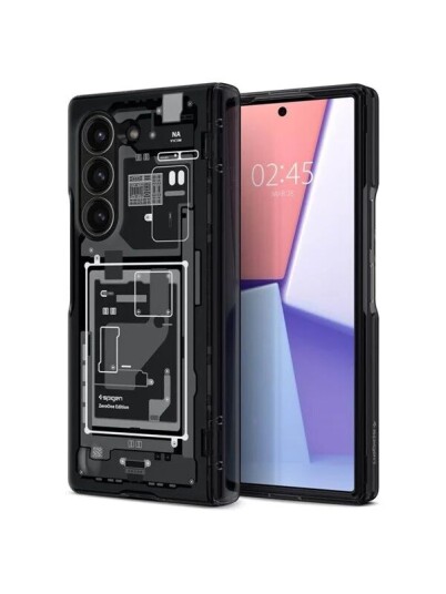 Spigen Ultra Hybrid Pro Zero One, Etui, Samsung, Galaxy Z Fold 6, 19,3 Cm (7.6"), Sort, Grå