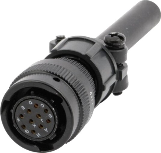 Amphenol 62In 16A 12 8S 6A Rundstiftkontakt Rett Serie Rund Kontaktforbindelse 62In Totalt Antall Poler 8 1 Stk