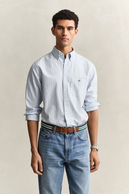 GANT Reg Classic Oxford Stripe Shirt Blue S GANT Reg Classic Oxford Stripe Shirt Blue S