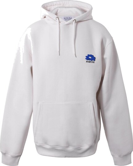 Hound Hettegenser Off White m. Trykk Hound 14 år 164 Hettegenser Hvit