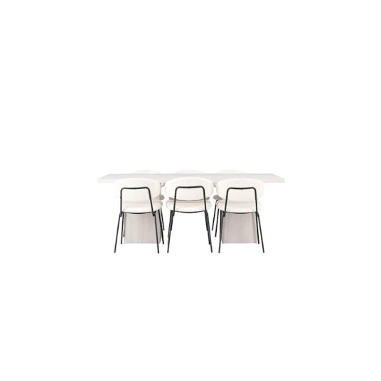 Venture Home Spisegruppe Venture Home Olga med 6 stk Chico Stoler GR23720