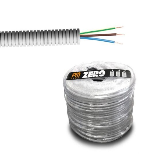 PM FLEX FQ ZERO Kabel forhåndslagt, 16 mm x 100 m 3G 1,5 mm²