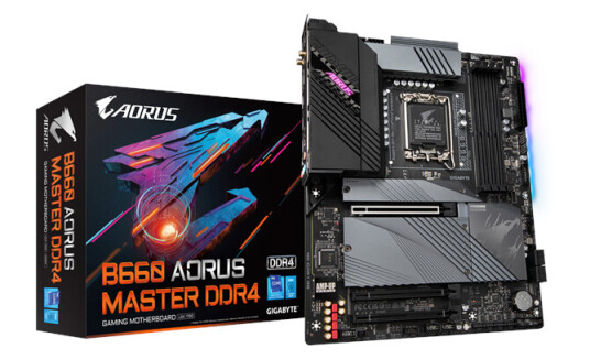GIGABYTE B660 AORUS MASTER DDR4 - Intel B660 - Intel LGA1700 socket - DDR4 RAM - ATX