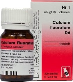 Cellesalt nr.1 (Calc fluor) D6 200 Tabletter Cellesalt nr.1 (Calc fluor) D6 200 Tabletter