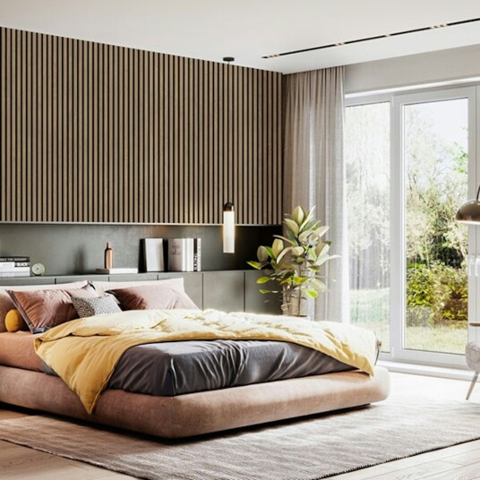 Akustikkpanel Fibrotech Variant: Oljet Eik, Lengde: 3000 mm, Bredde: 605 mm