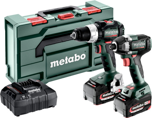 Metabo Kombosett 2.8.4 18V Verktøysett med Skrupistol og Pistolhåndtak