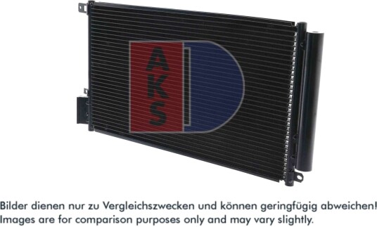 Kondensator, klimaanlegg AKS DASIS 022005N Kondensator, klimaanlegg AKS DASIS 022005N