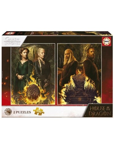 Educa Puzzle Educa 2x500 Dragens hus
