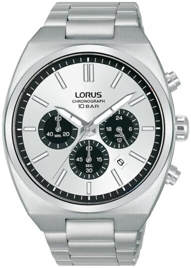 Lorus Herreklokke RT369KX9 Sport Sølvfarget/Stål Ø43 mm Lorus Herreklokke RT369KX9 Sport Sølvfarget/Stål Ø43 mm
