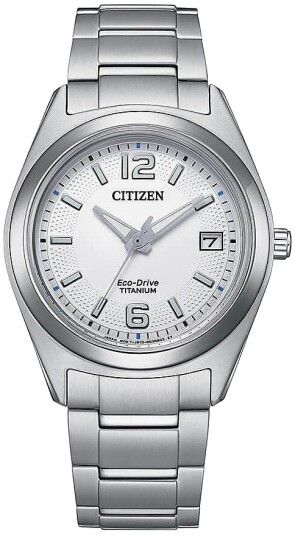 Citizen Dameklokke FE6151 82A Titanium Hvit/Titan Ø34 mm
