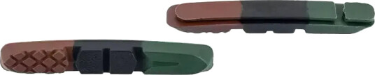 CONTEC V-Stop 3D bremsegummi 72mm sort/grønn CONTEC V-Stop 3D bremsegummi 72mm sort/grønn