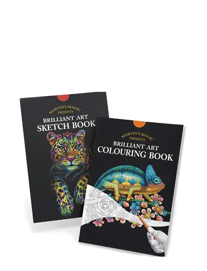 Marvin"s Magic Colouring Book - Wildlife - Black - ONE SIZE
