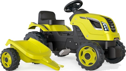 Smoby  Farmer Traktor XL + Tilhenger Grønn