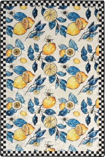 Matte Lemon (100 x 200) - Flerfarget/Fløyel