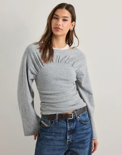 Neo Noir   Grå   Kaiba Knit Blouse