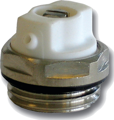 1/2" forkrommet luftskrue uten o-ring