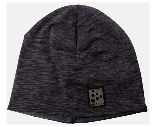 Craft Adv Microfleece Ponytail Hat Black Melange Onesize Capser Craft Adv Microfleece Ponytail Hat Black Melange Onesize Capser