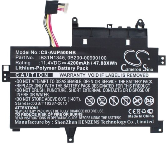 Batteri til Asus Transformer Book Flip TP500LA etc