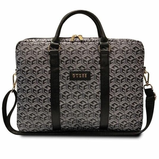 Guess Gcube Stripes Veske Til 16" Laptop - Svart