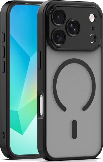 TFO Mag Matt Deksel for iPhone 17 Pro Max Svart