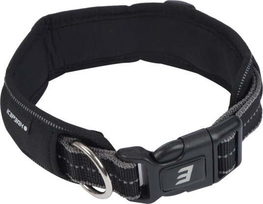 Icepeak Pet halsbånd Highway Soft svart Størrelse M 30 50 cm halsomkrets 25 mm bred