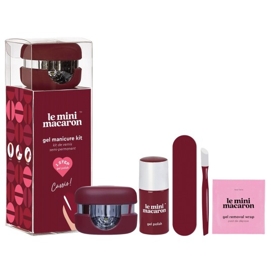 Le Mini Macaron Manicure Kit Cassis