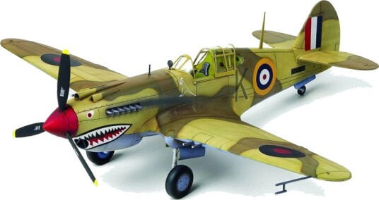 Academy 12235 P-40C Tomahawk IIB Modellfly Byggesett 1:48
