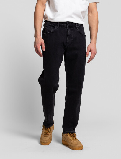 Revolution Rinsed Black Loose Jeans - Black - 33 x 32