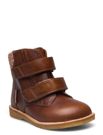 ANGULUS Boots - Flat - With Velcro - Brown - 21 ANGULUS Boots - Flat - With Velcro - Brown - 21
