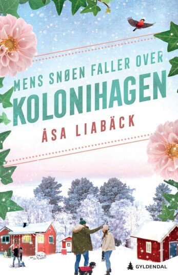 Mens snøen faller over kolonihagen Mens snøen faller over kolonihagen