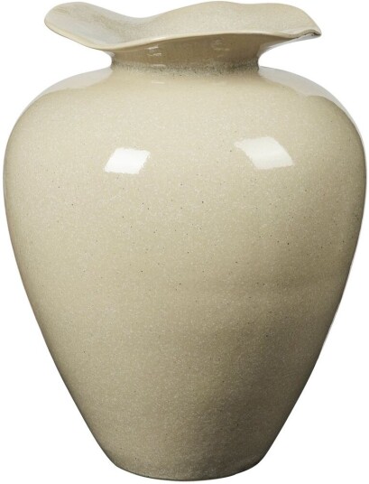 Broste Copenhagen Florentina vase L 44 cm Beige